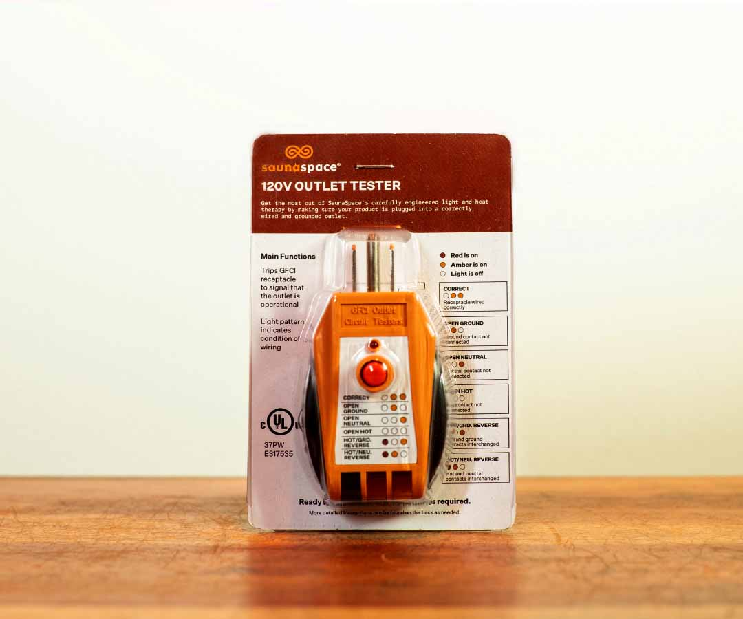 SaunaSpace 120V outlet tester